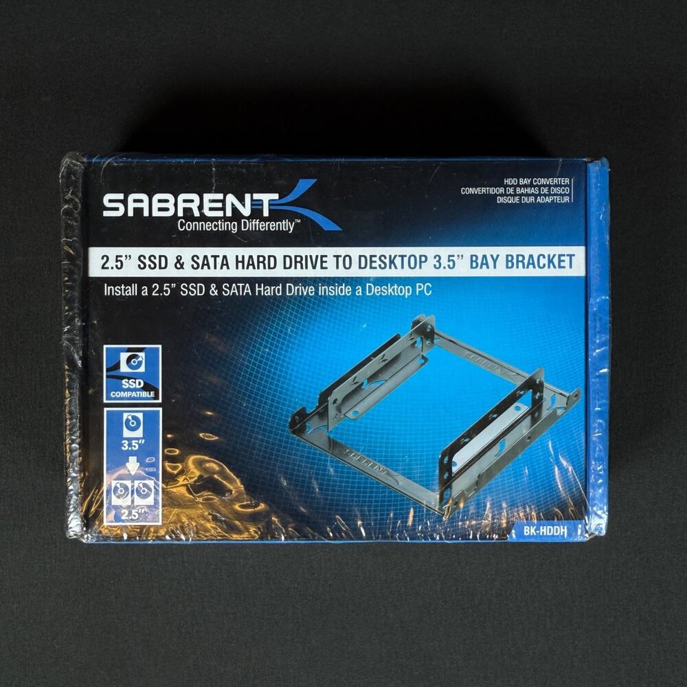 Sabrent BK-HDDH 2.5'' SSD & SATA Hard Drive to Desktop 3.5" Bay Bracket
